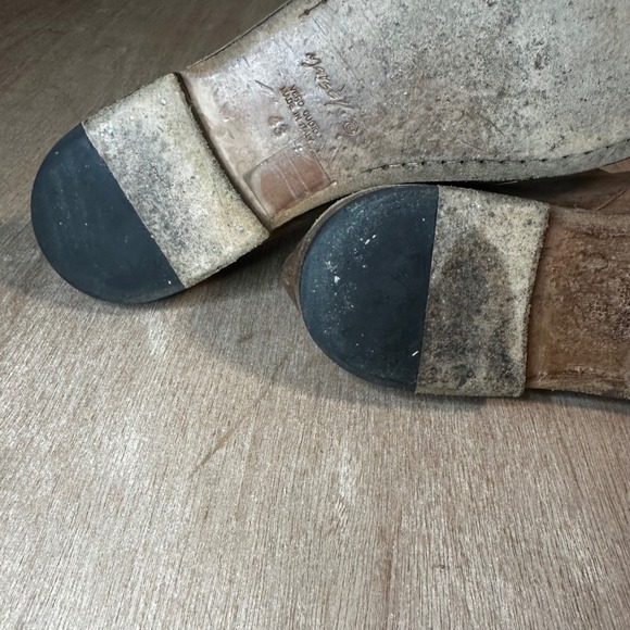 Marsell Italian Leather Brown Distressed Slip On Loafer Shoes Mens Sz 43 - Picture 9 of 9